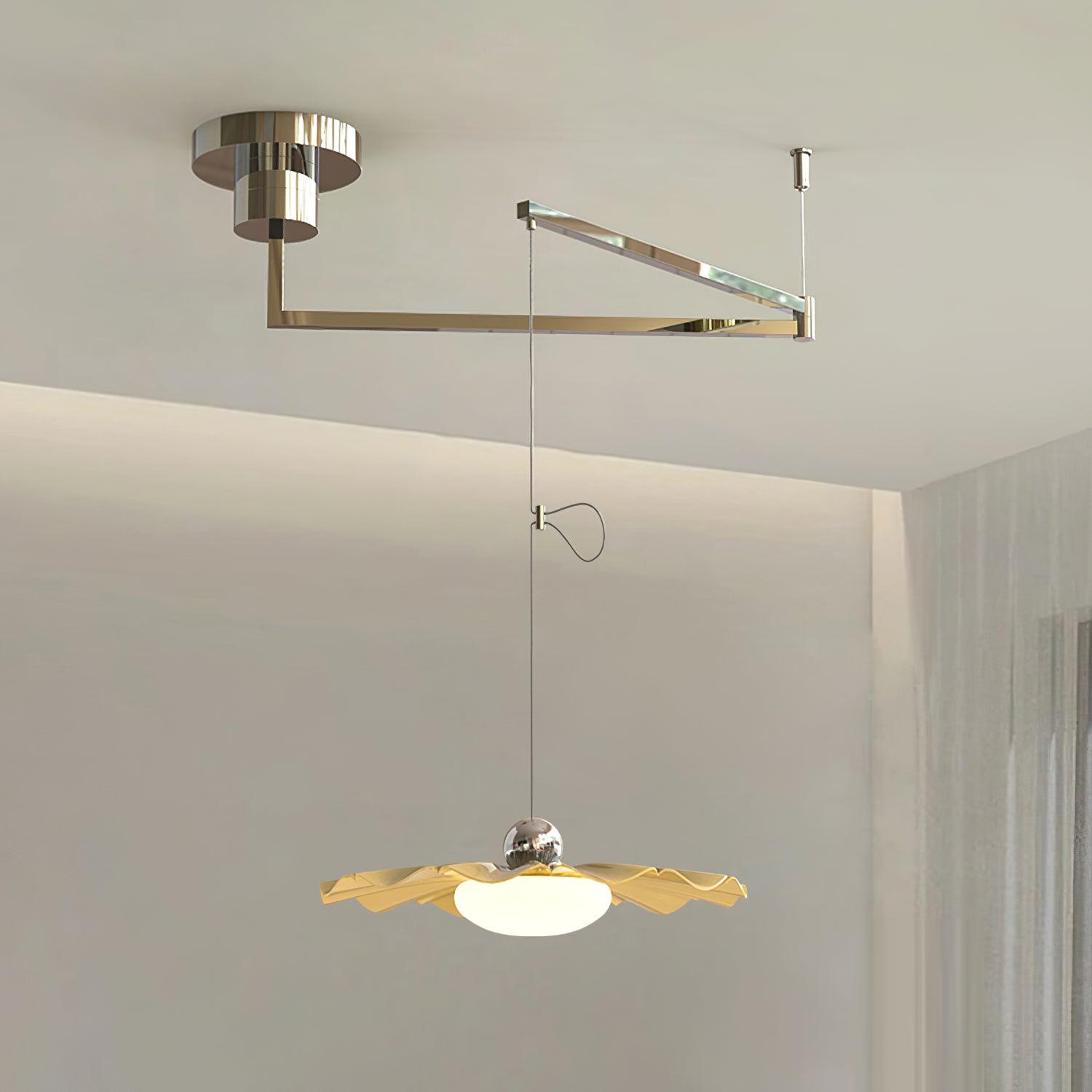 Bloze Flower Swing Arm Pendant Light