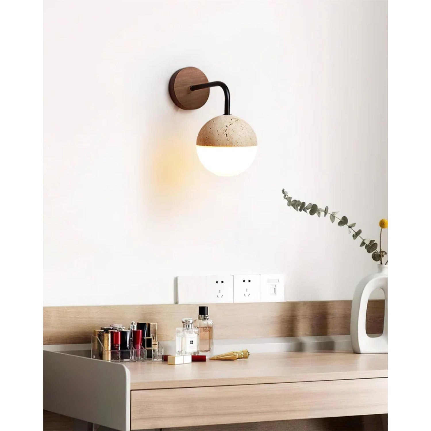 Boilin Natural Stone Wall Light