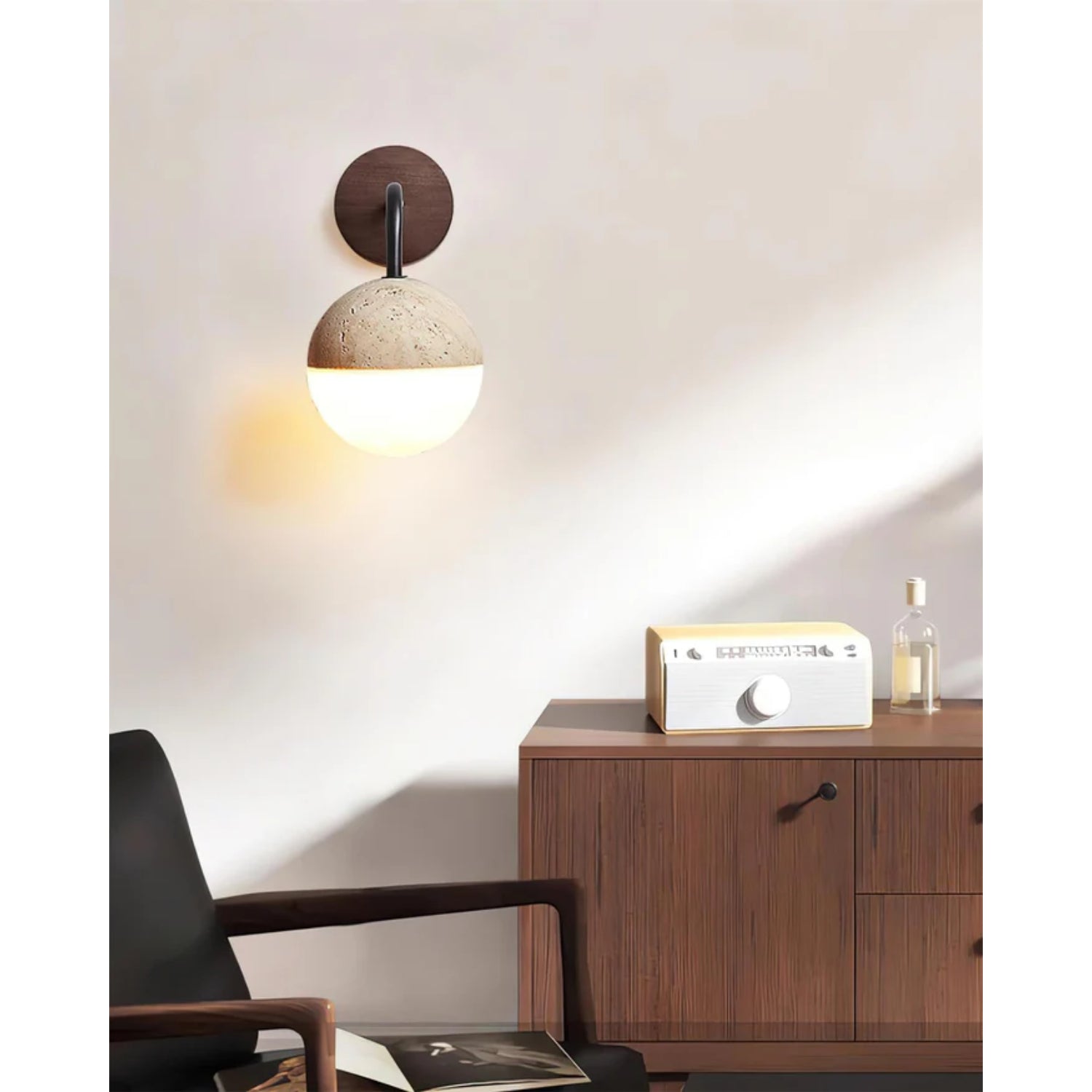 Boilin Natural Stone Wall Light