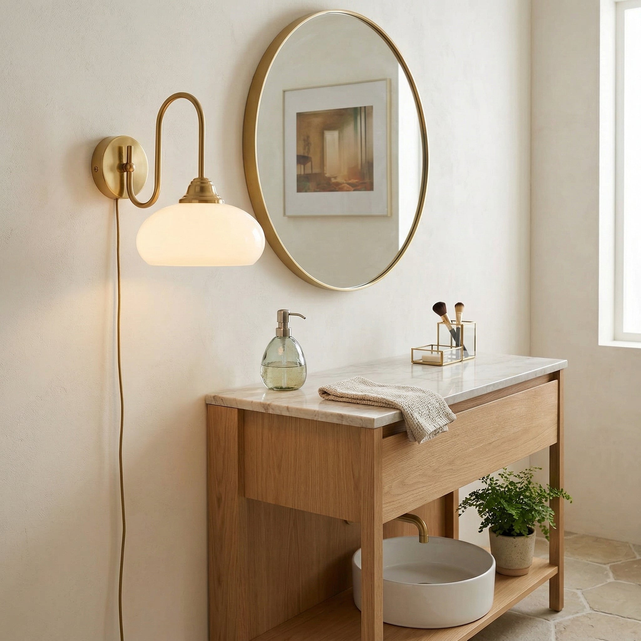 Harelay Plug In Wall Light