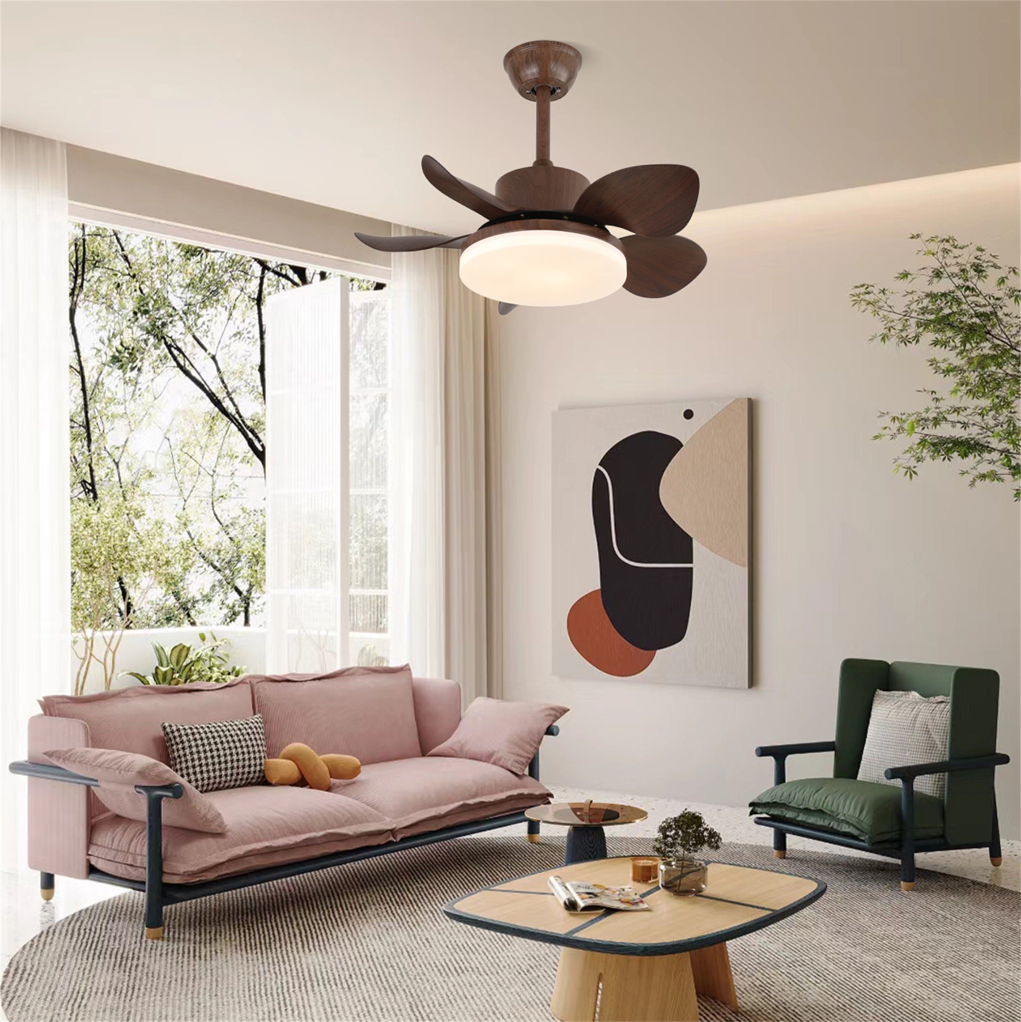Telza LED Mini Ceiling Fan