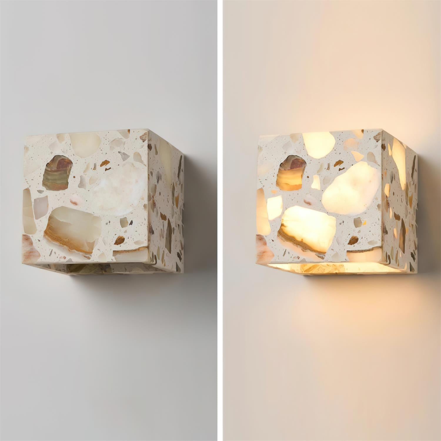 Belisca Natural Stone Wall Light