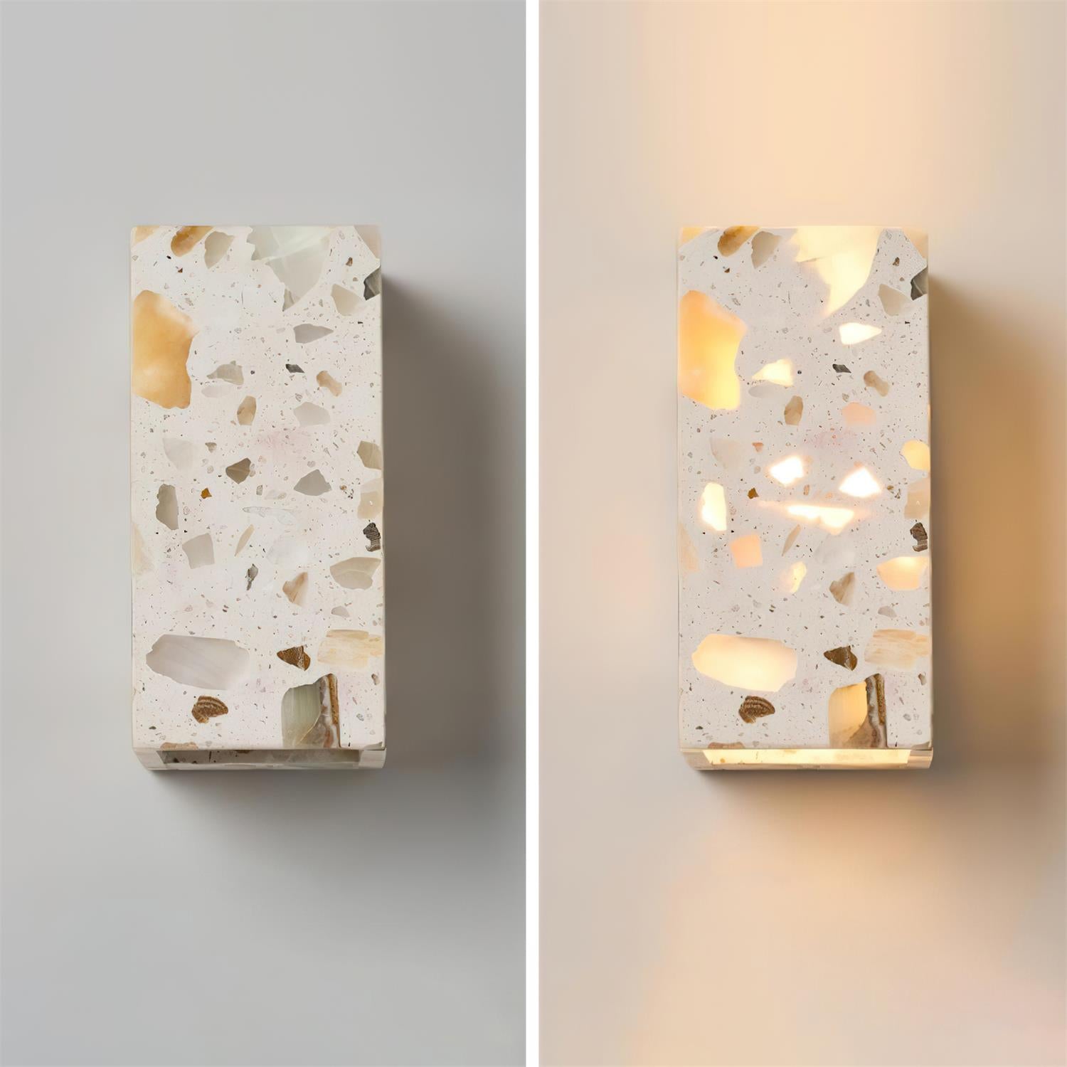 Belisca Natural Stone Wall Light