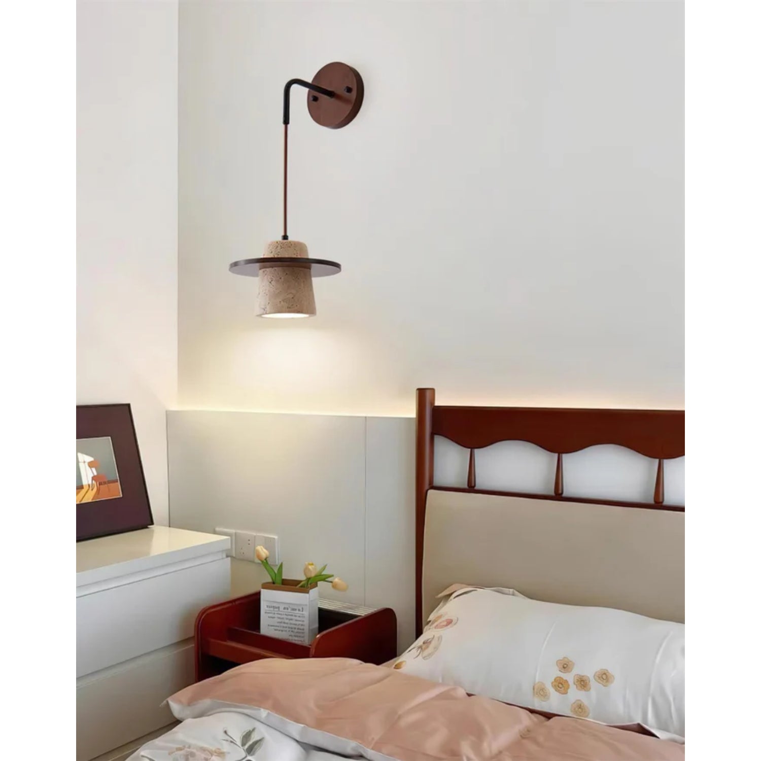 Mismon Natural Stone Wall Light