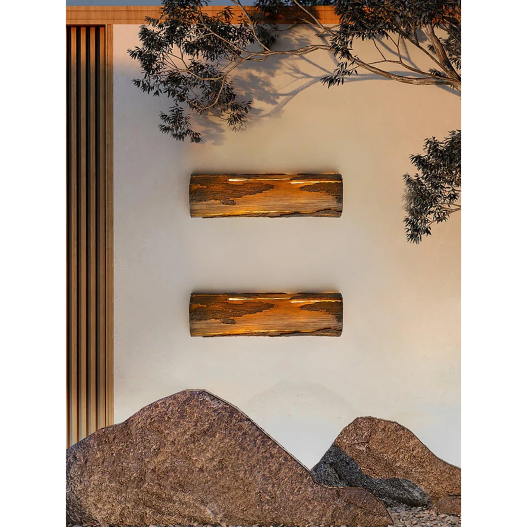 Takeno Tree Trunk Wall Light