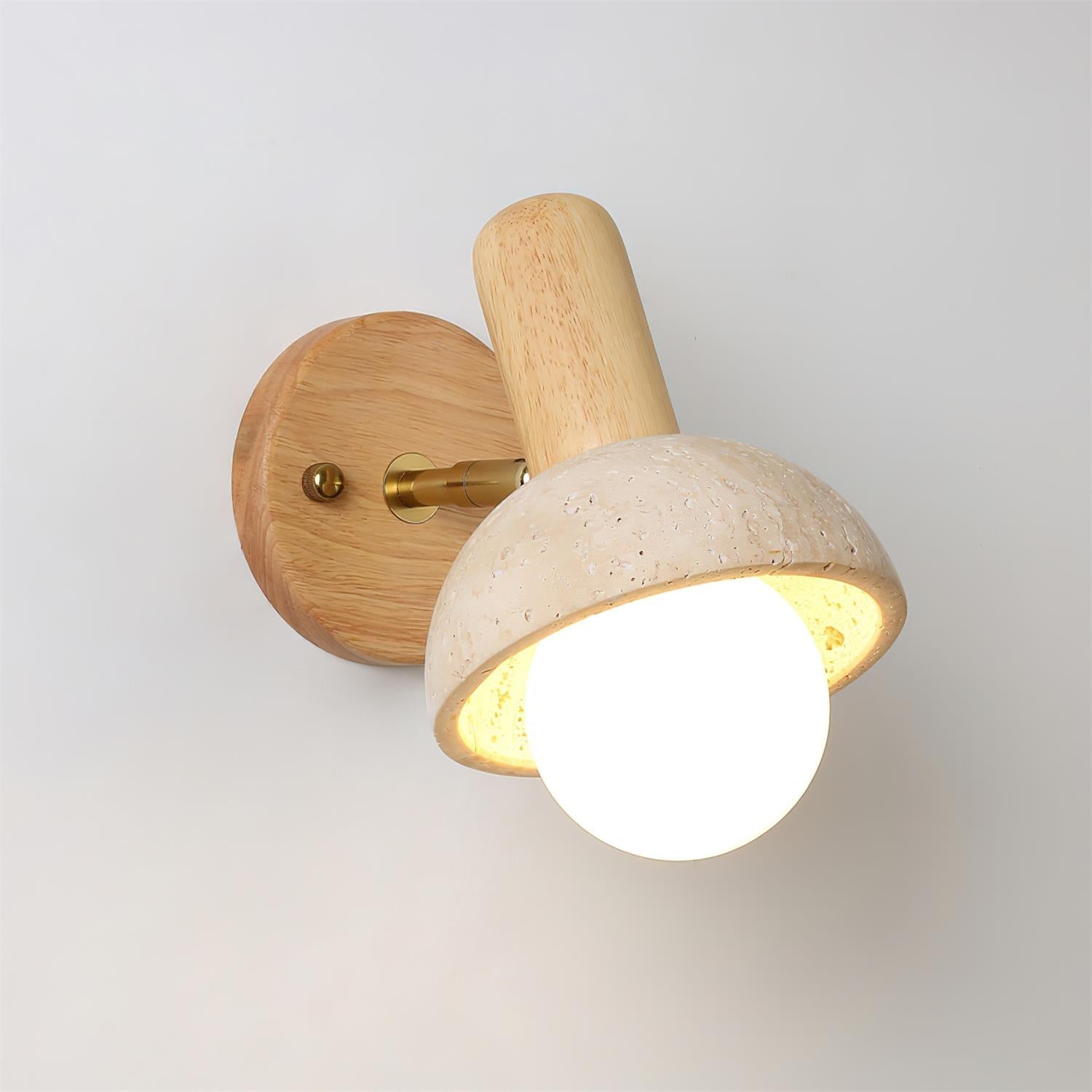 Belunis Natural Stone Wall Light