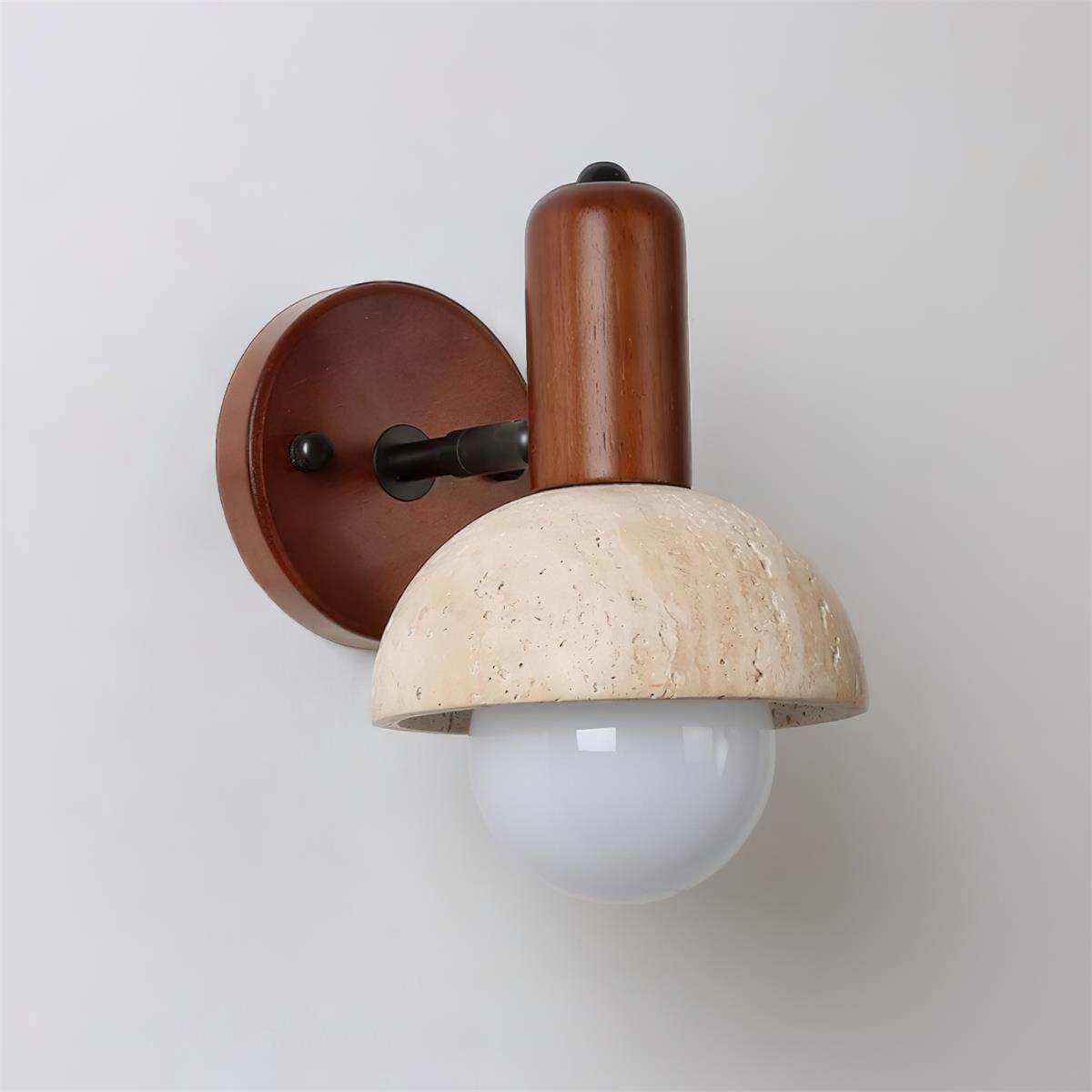 Belunis Natural Stone Wall Light
