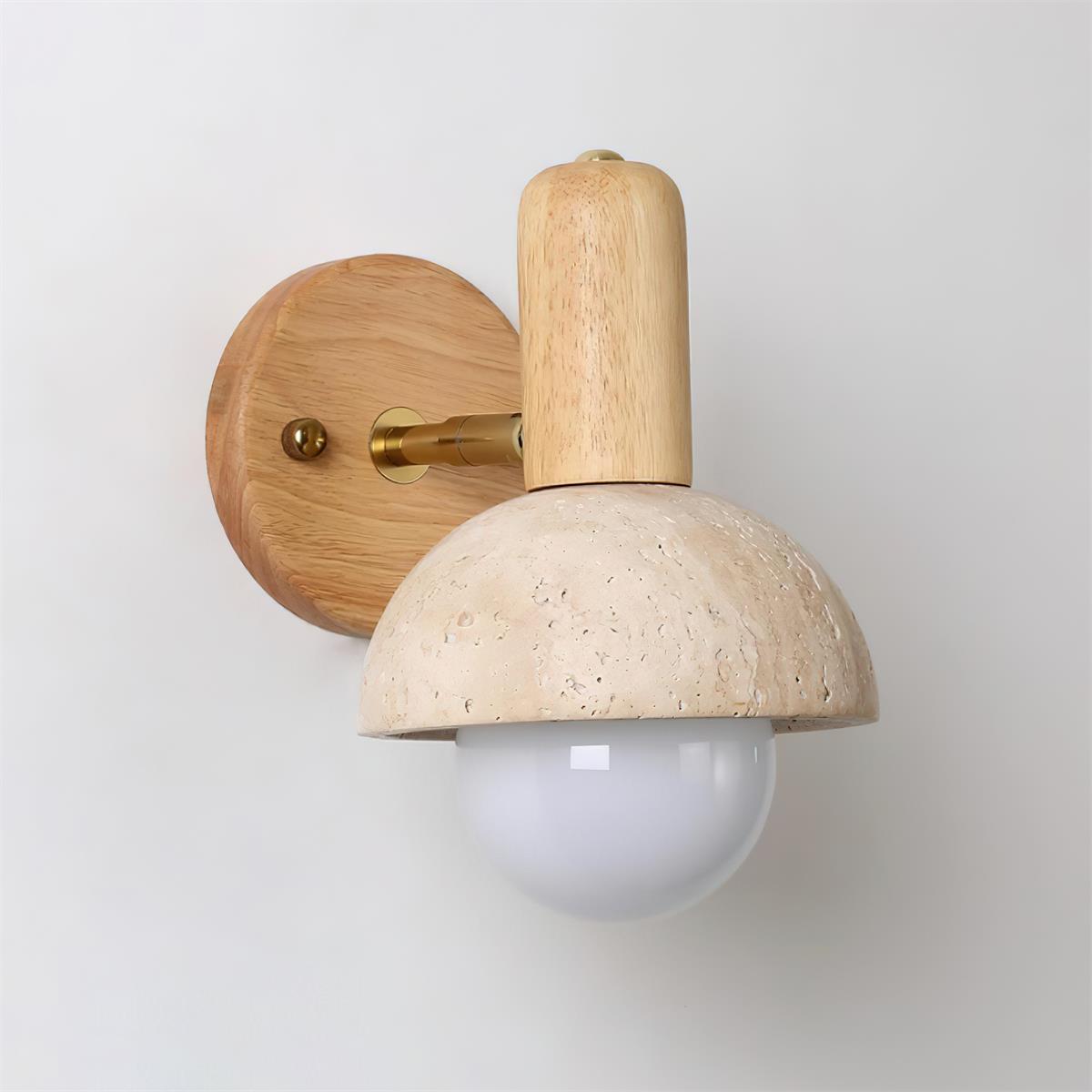 Belunis Natural Stone Wall Light