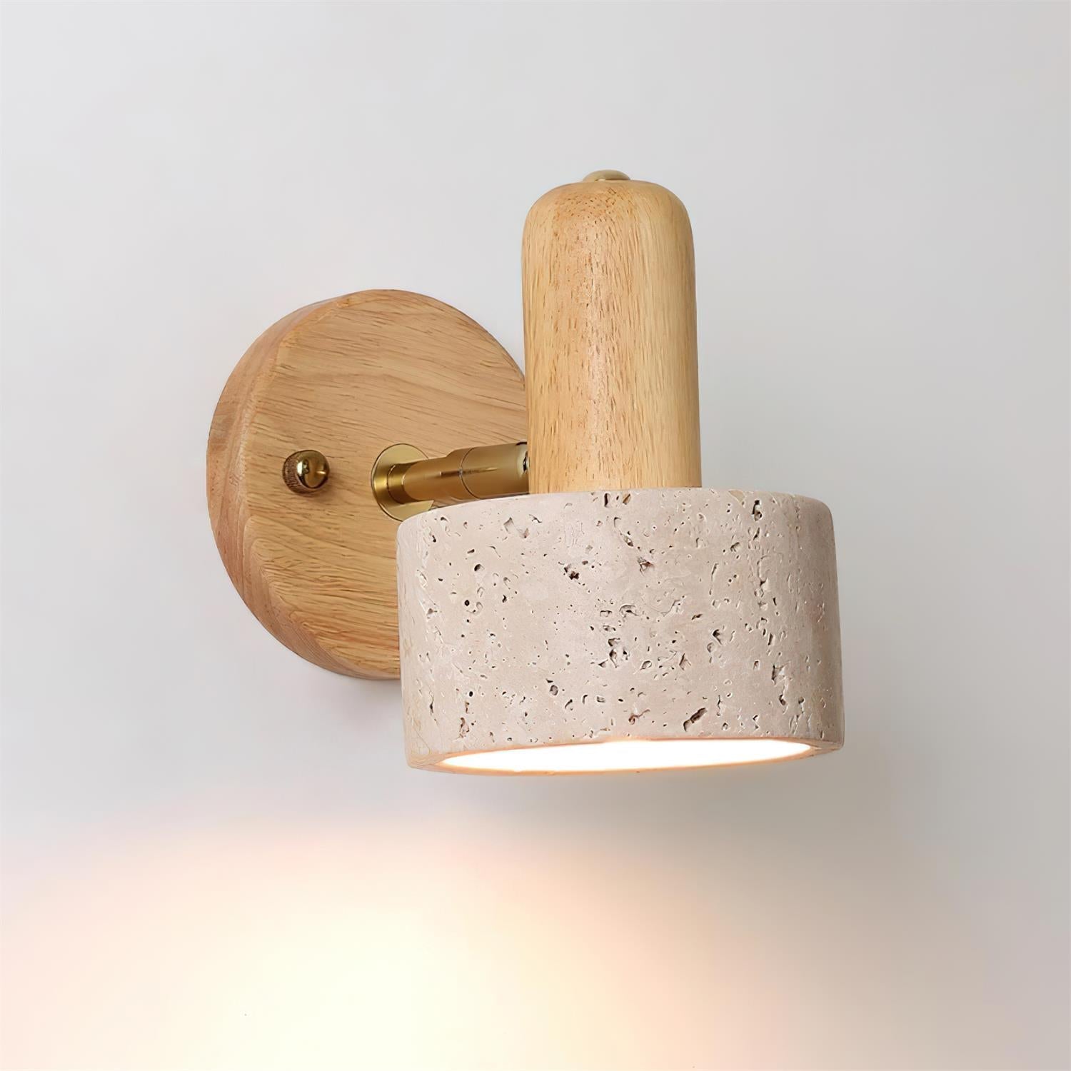 Belunis Natural Stone Wall Light