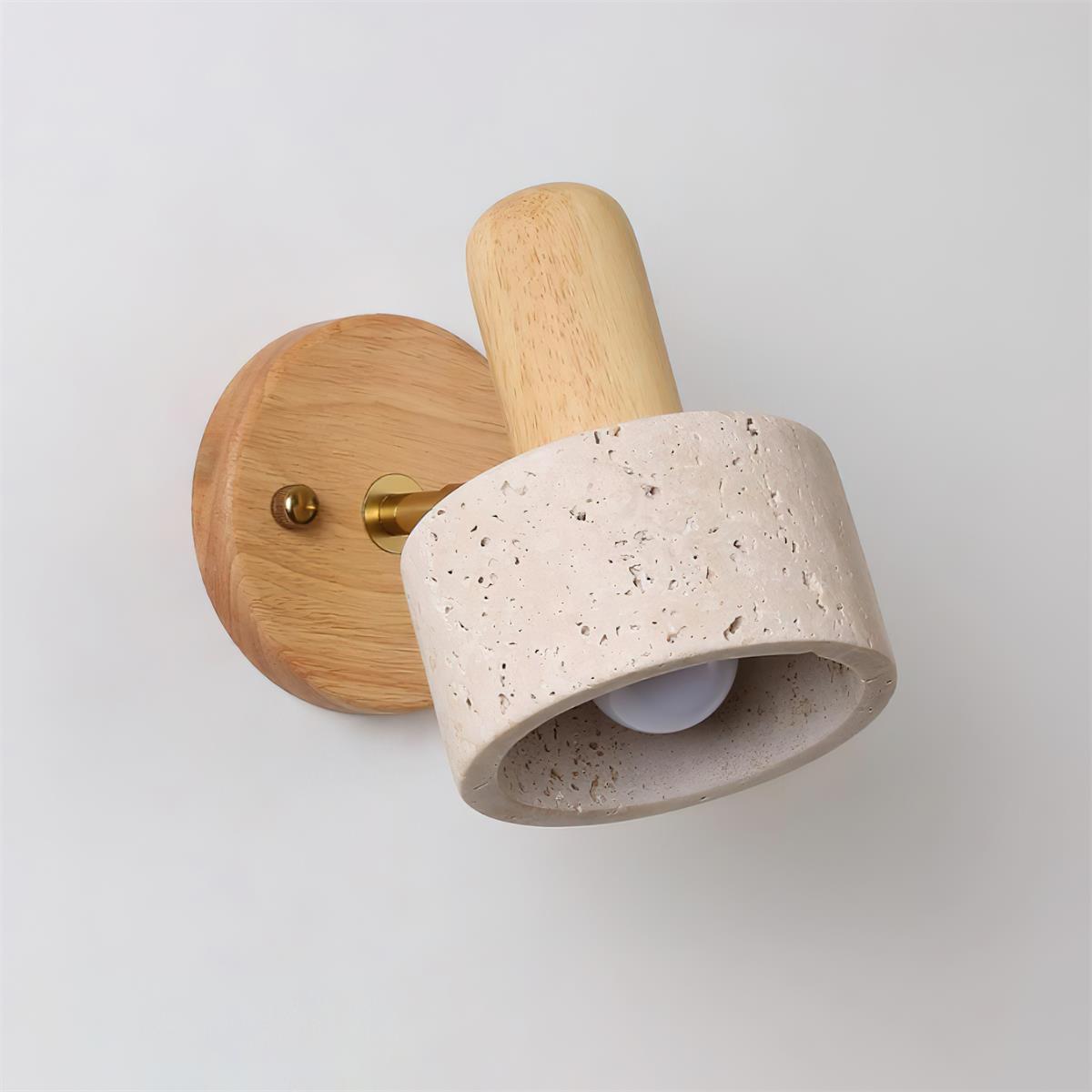 Belunis Natural Stone Wall Light