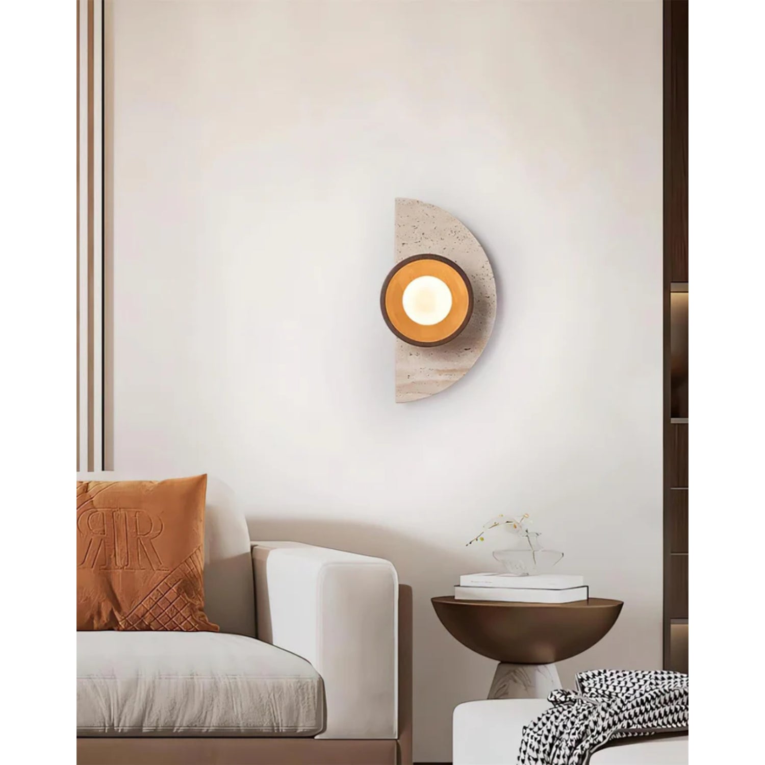 Lerbaze Natural Stone Wall Light