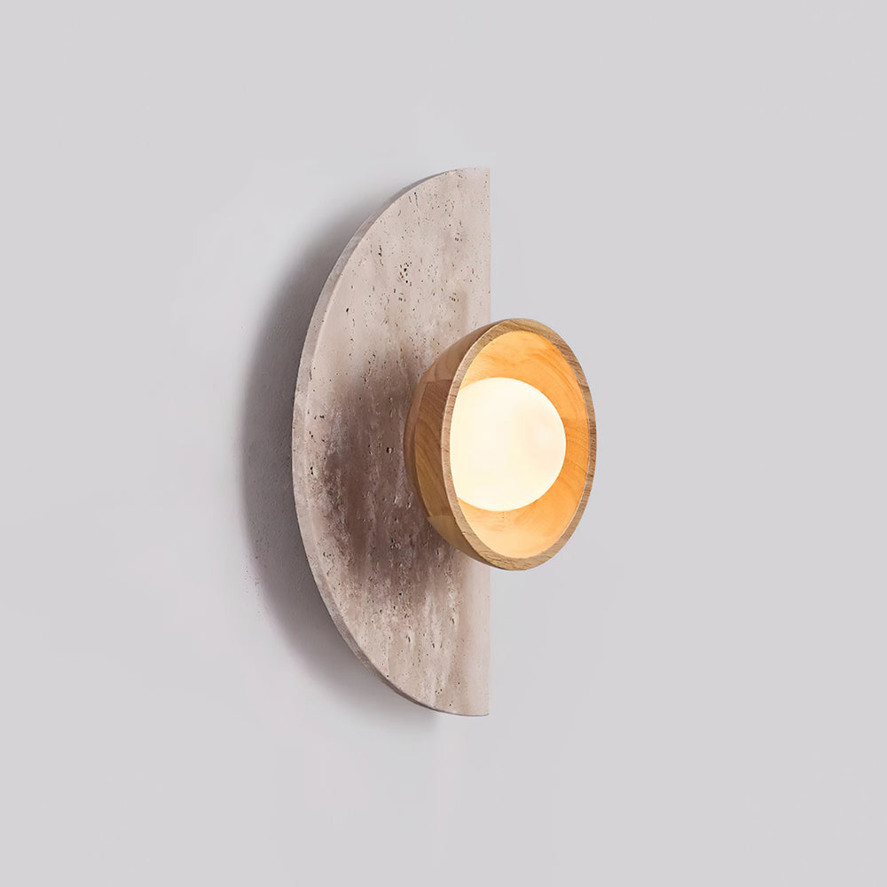 Lerbaze Natural Stone Wall Light