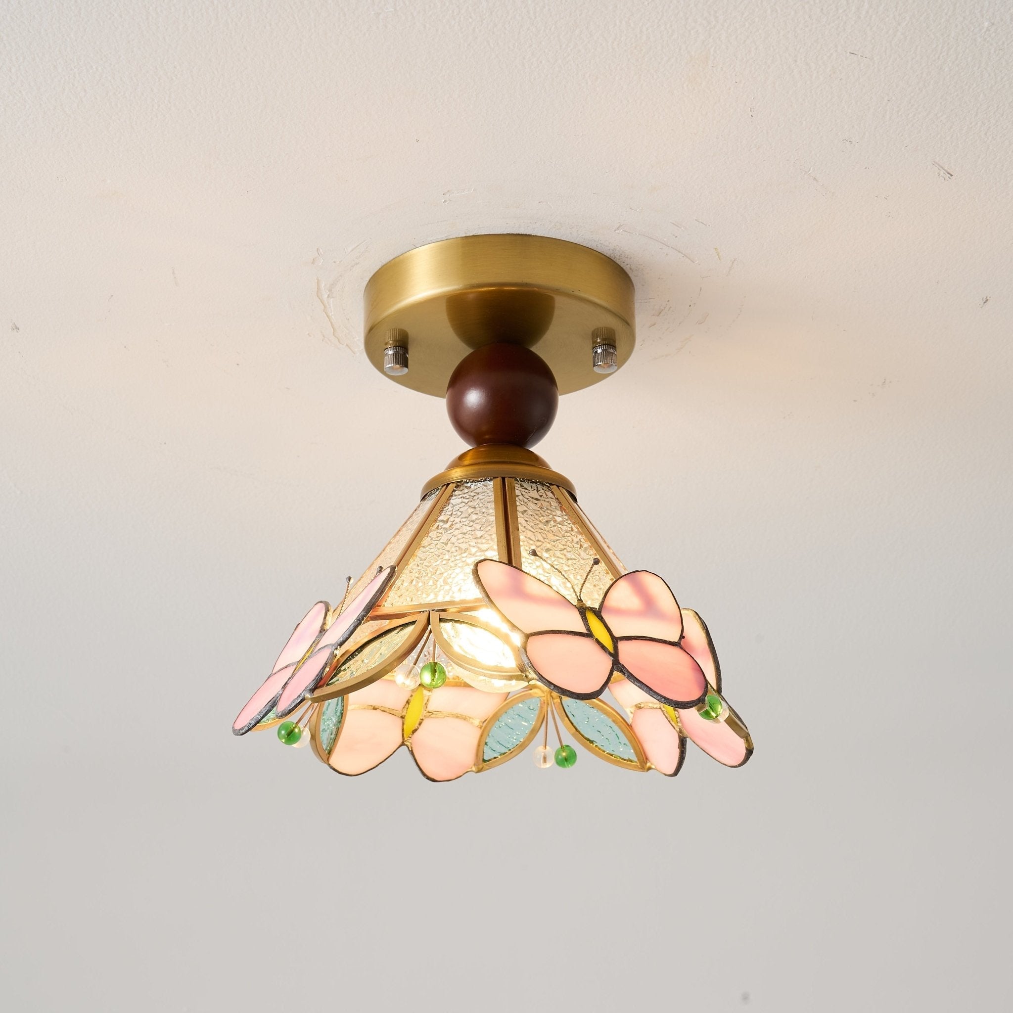 Tiffany Butterfly Ceiling Light
