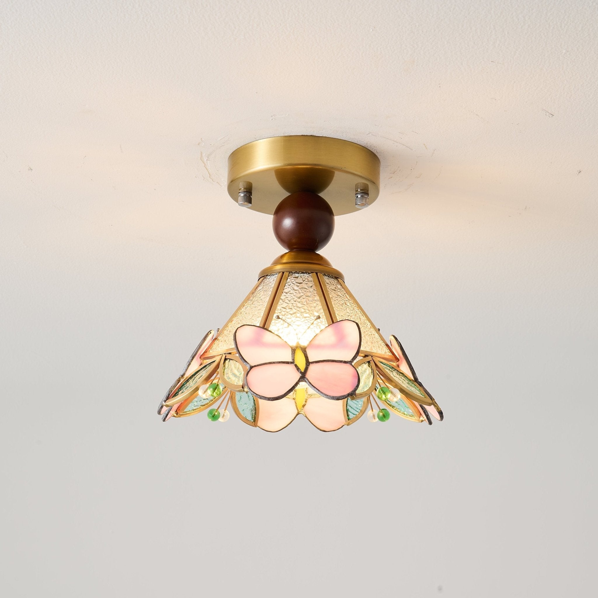 Tiffany Butterfly Ceiling Light