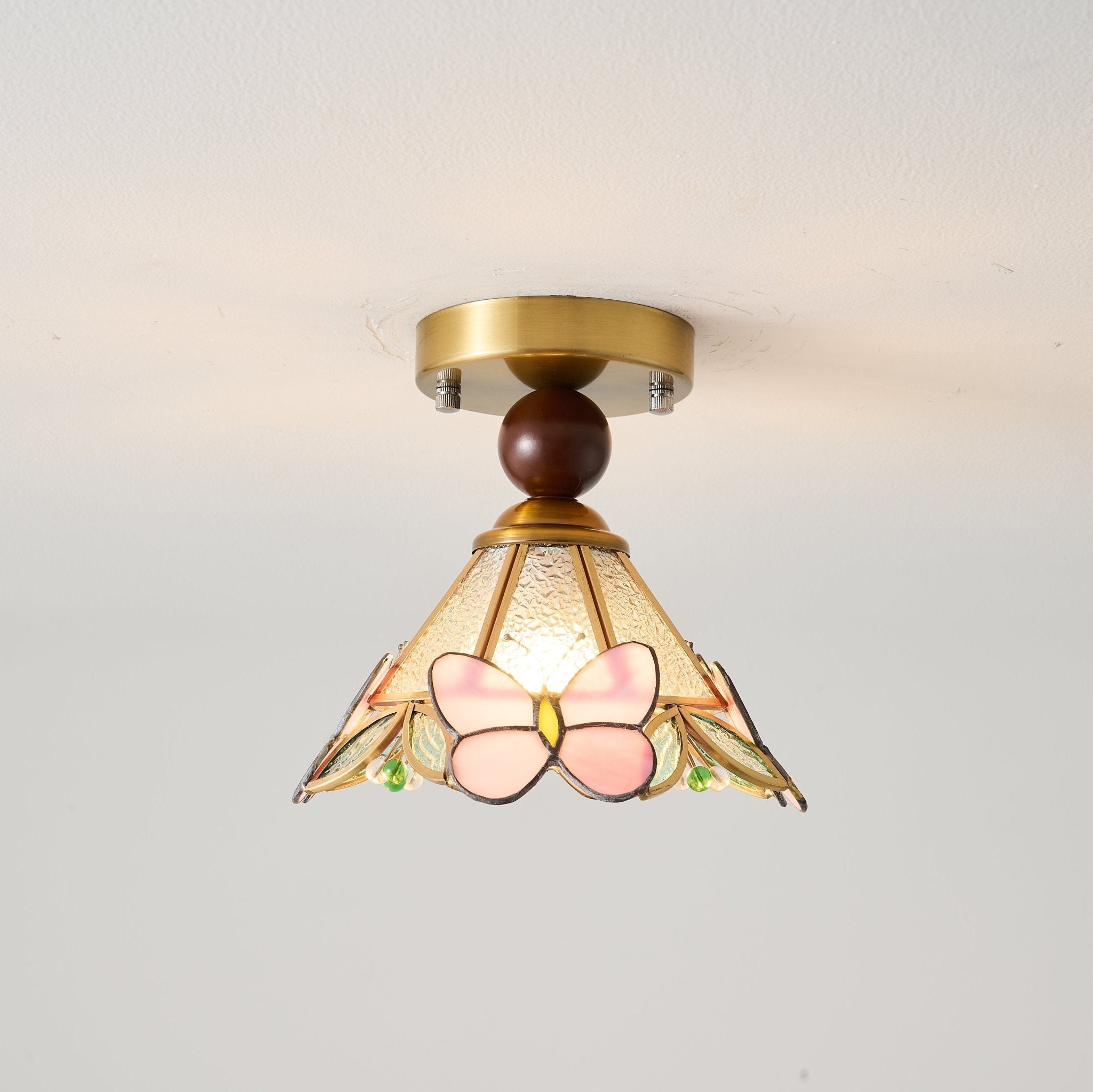 Tiffany Butterfly Ceiling Light