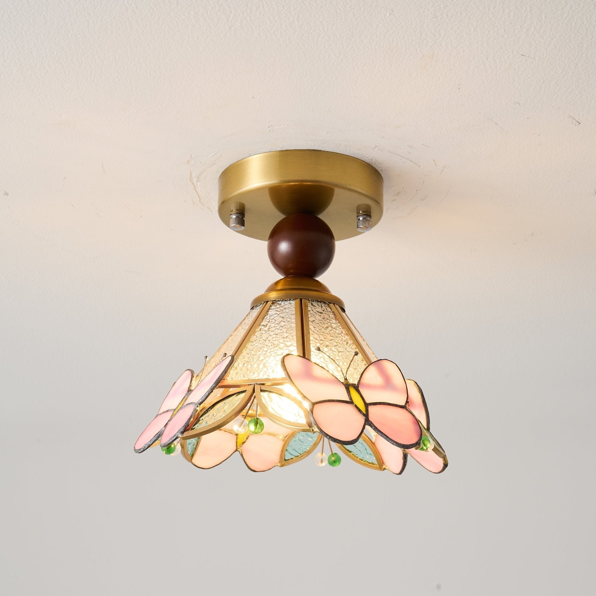 Tiffany Butterfly Ceiling Light