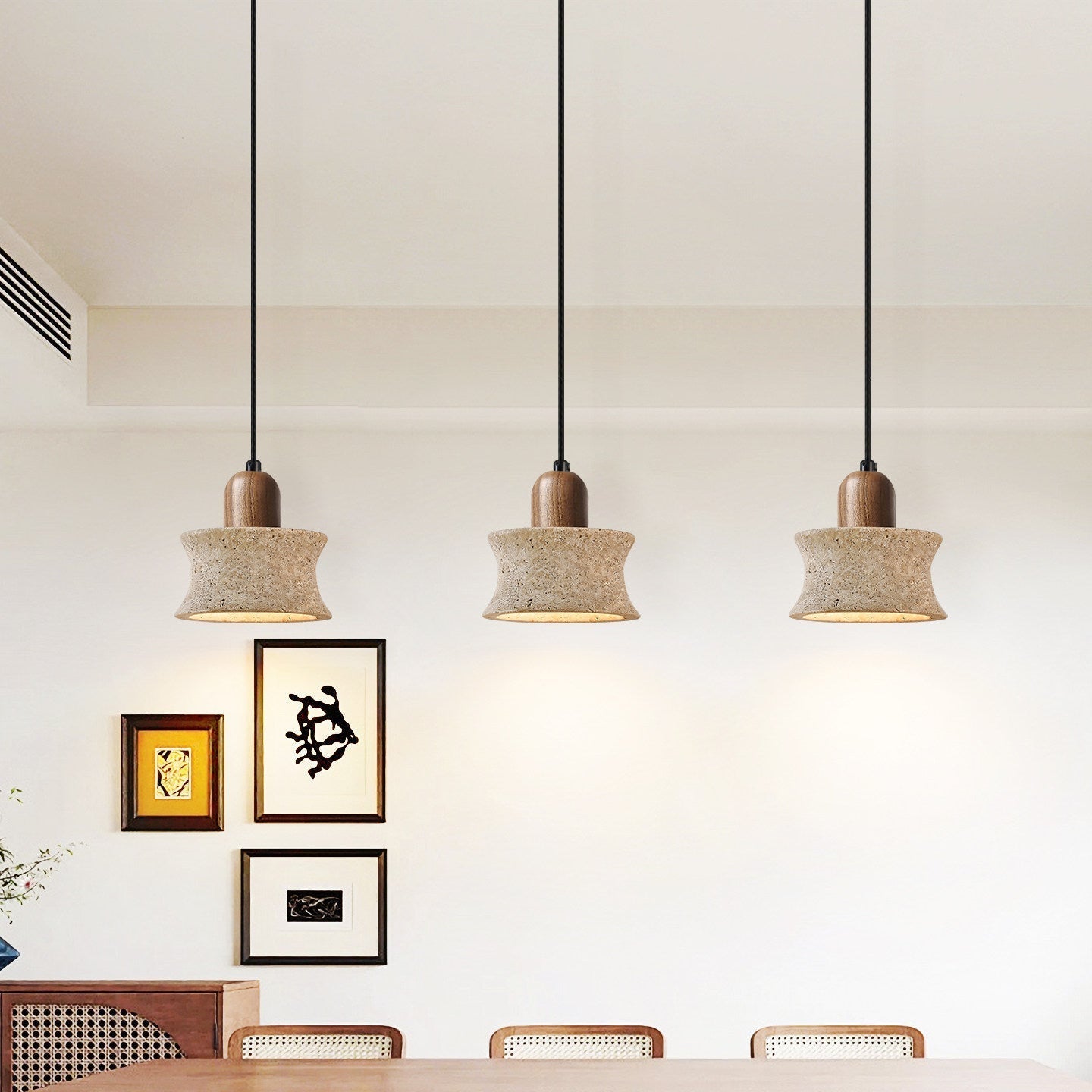 Caldezo Travertine Pendant Light