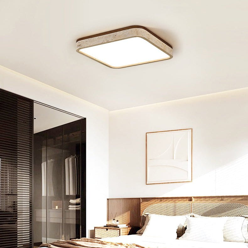 Colemis Travertine Ceiling Light