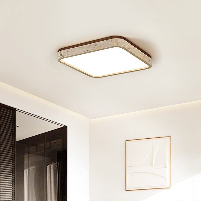 Colemis Travertine Ceiling Light