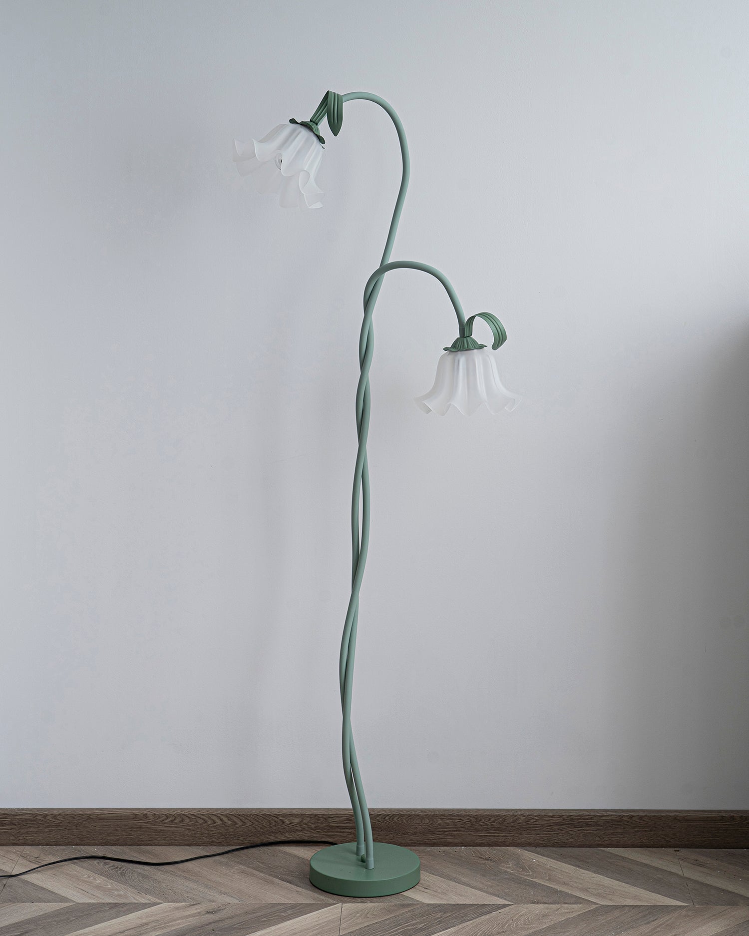 Wrenayo Floral Floor Lamp