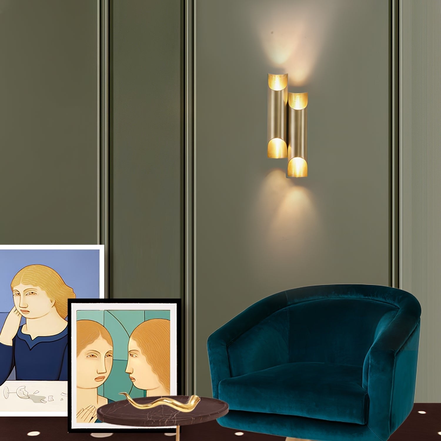 Cellona Brass Wall Light
