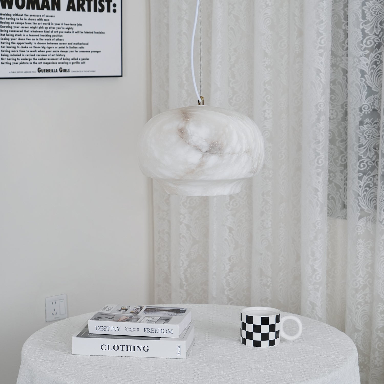 Cenlave Alabaster Pendant Light