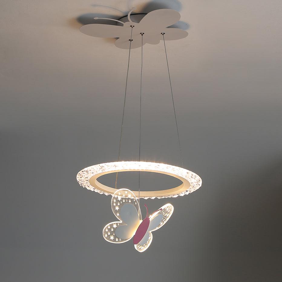 Colourful Butterfly Nursery Pendant Light