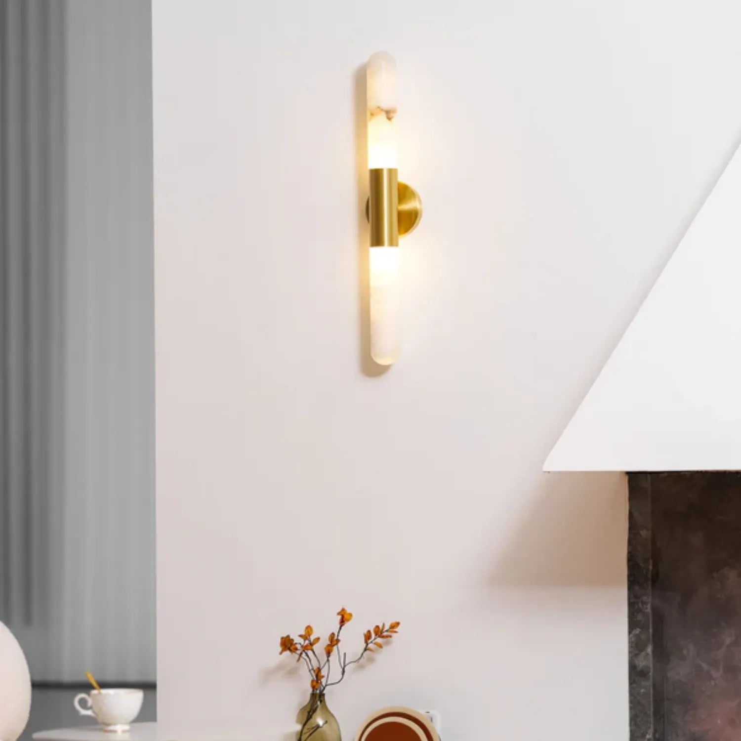 Cevoma Alabaster Wall Light