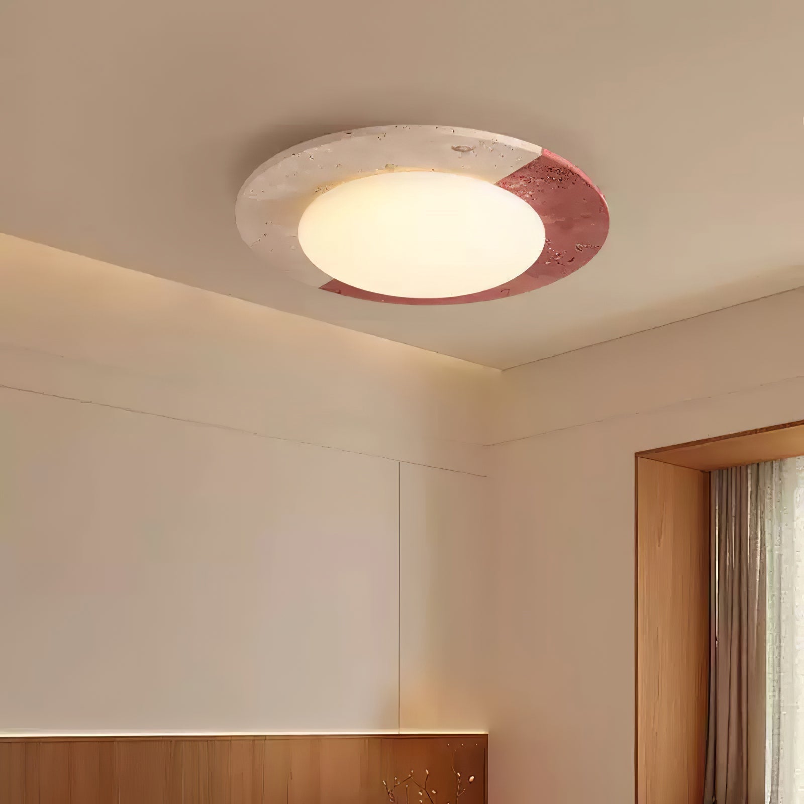 Cemofis Travertine Ceiling Light