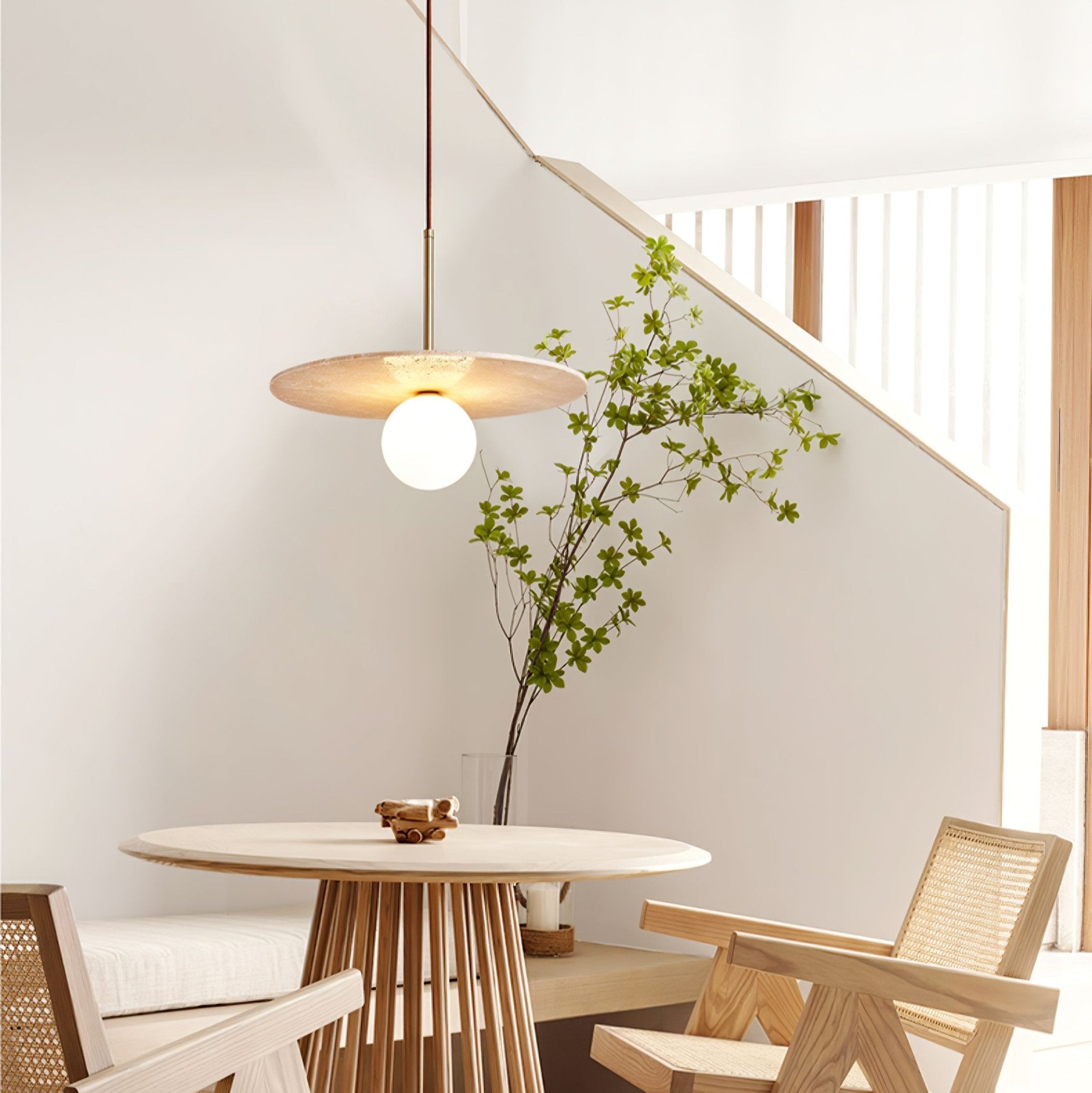 Juvesa Natural Stone Pendant Light