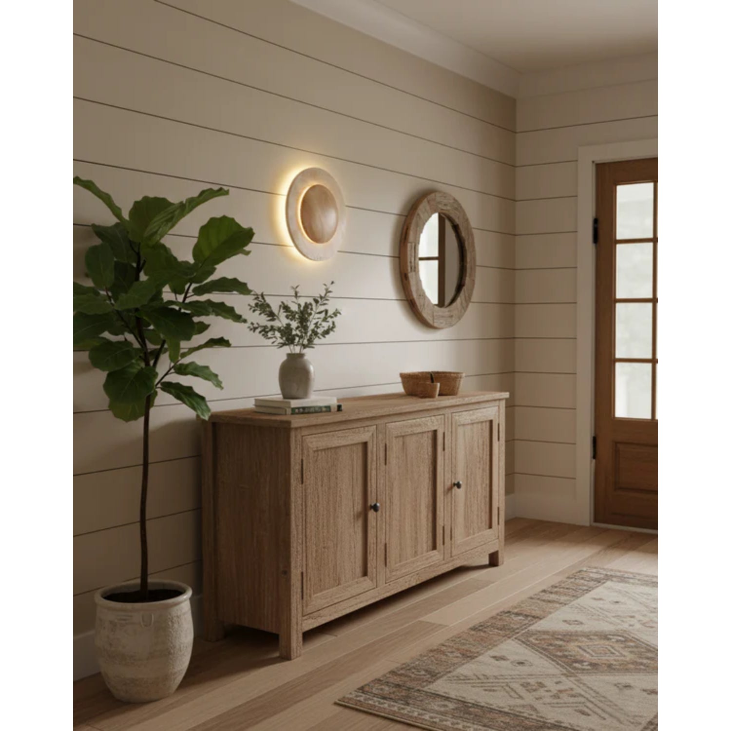 Celazo Natural Stone Wall Light
