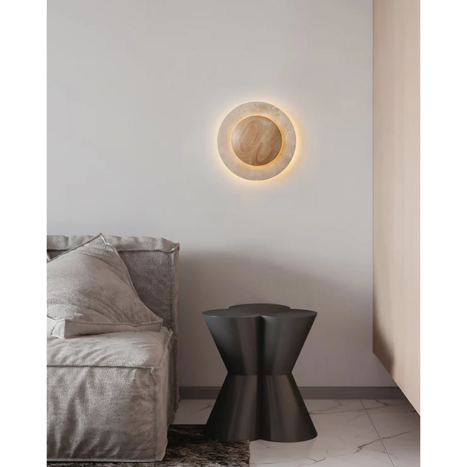Celazo Natural Stone Wall Light