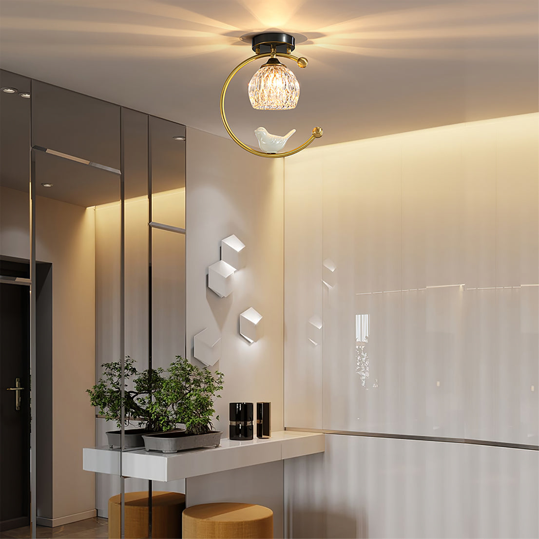 Lennas Bird Ceiling Light