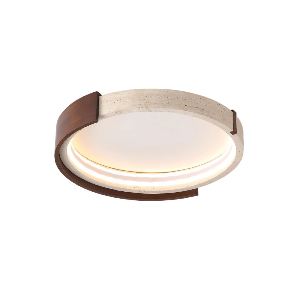 Cireqon Natural Stone Ceiling Light