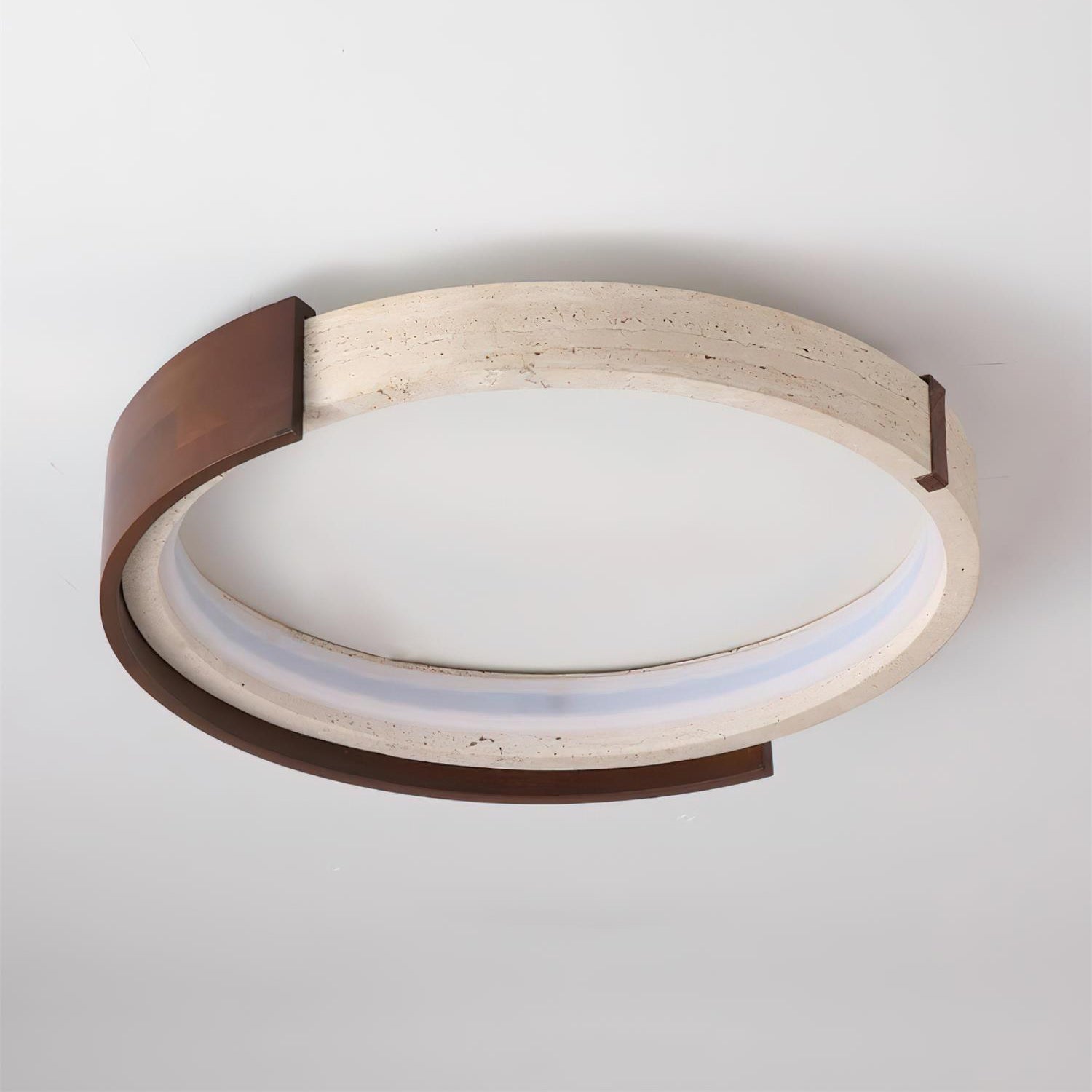 Cireqon Natural Stone Ceiling Light