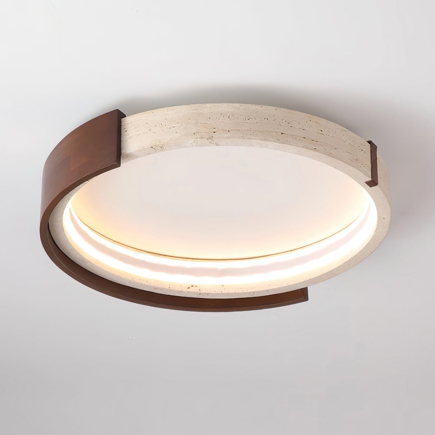 Cireqon Natural Stone Ceiling Light