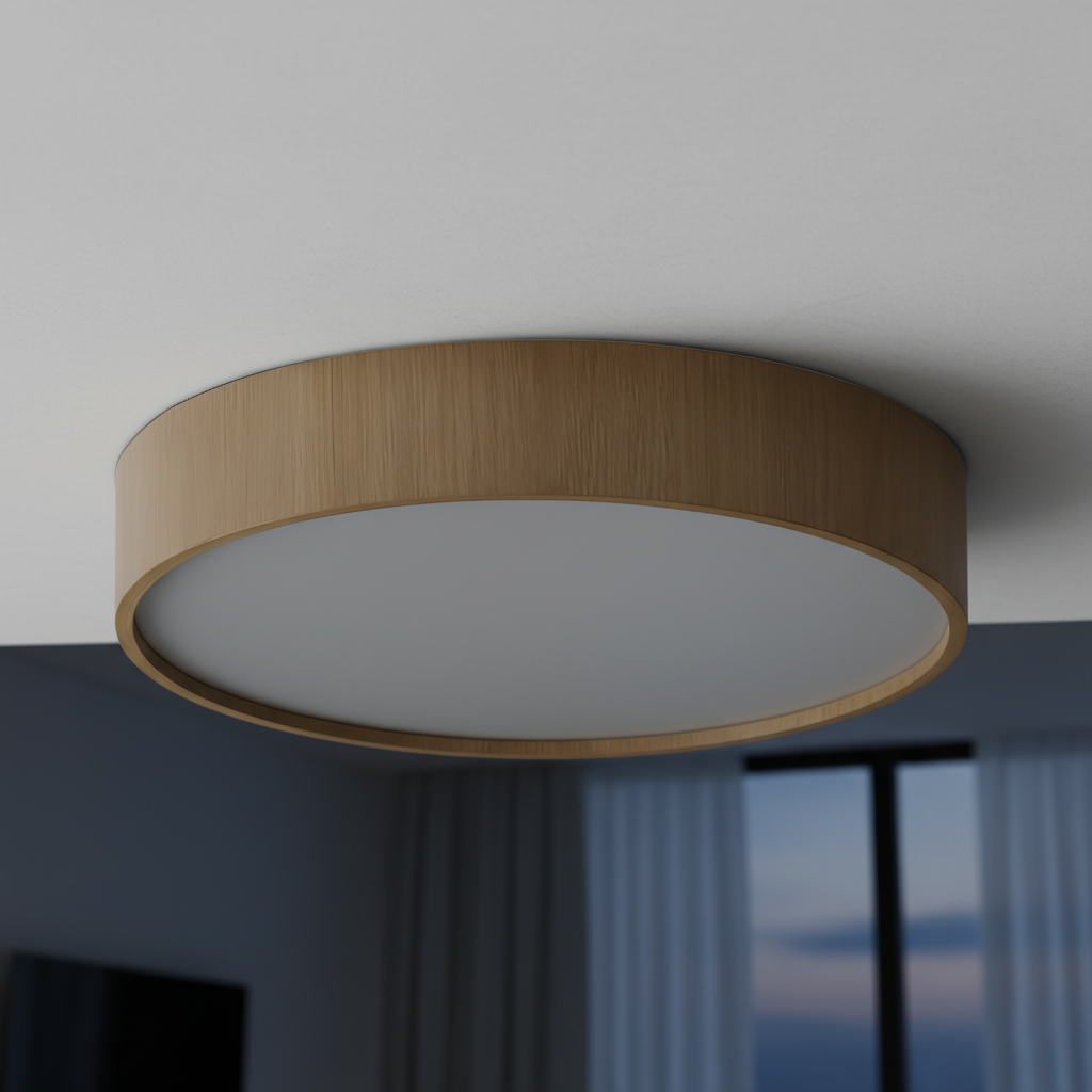 Clazo Wooden Japandi Style Ceiling Light