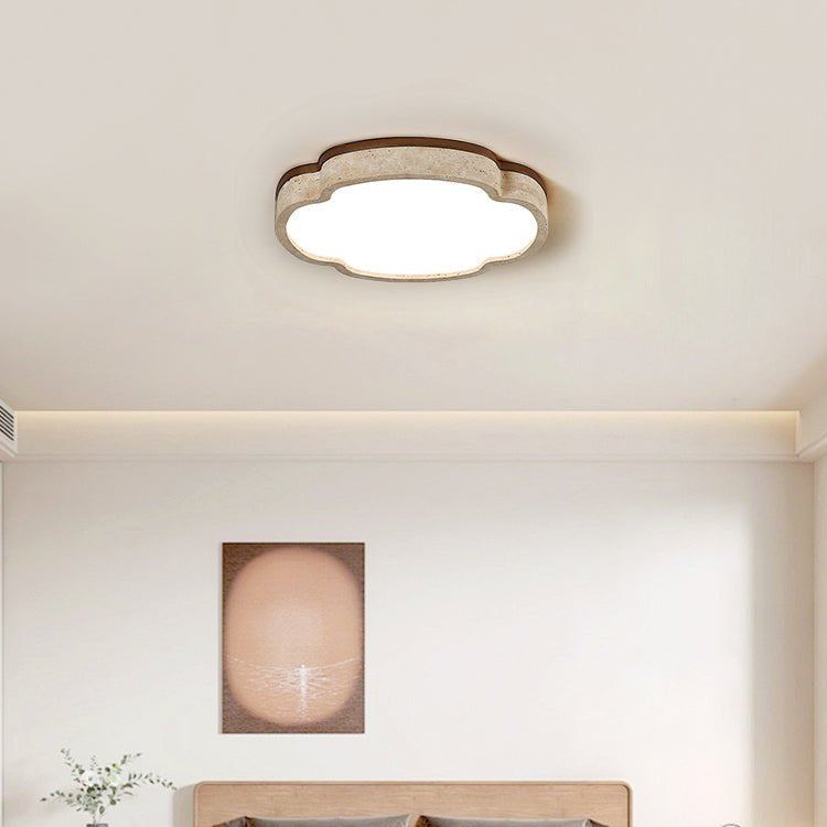 Couzo Travertine Cloud-Shape Ceiling Light