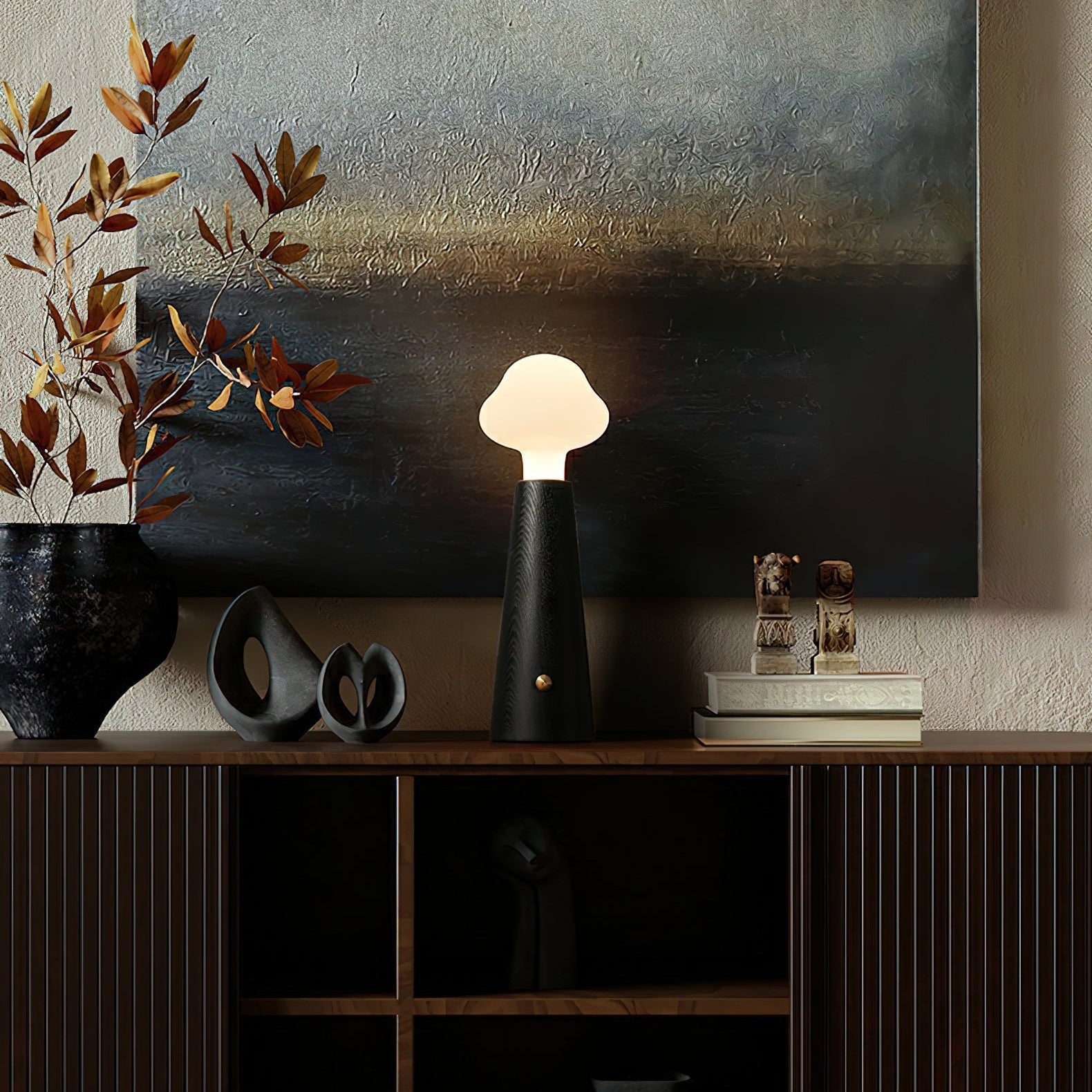Mooshy Wooden Table Lamp