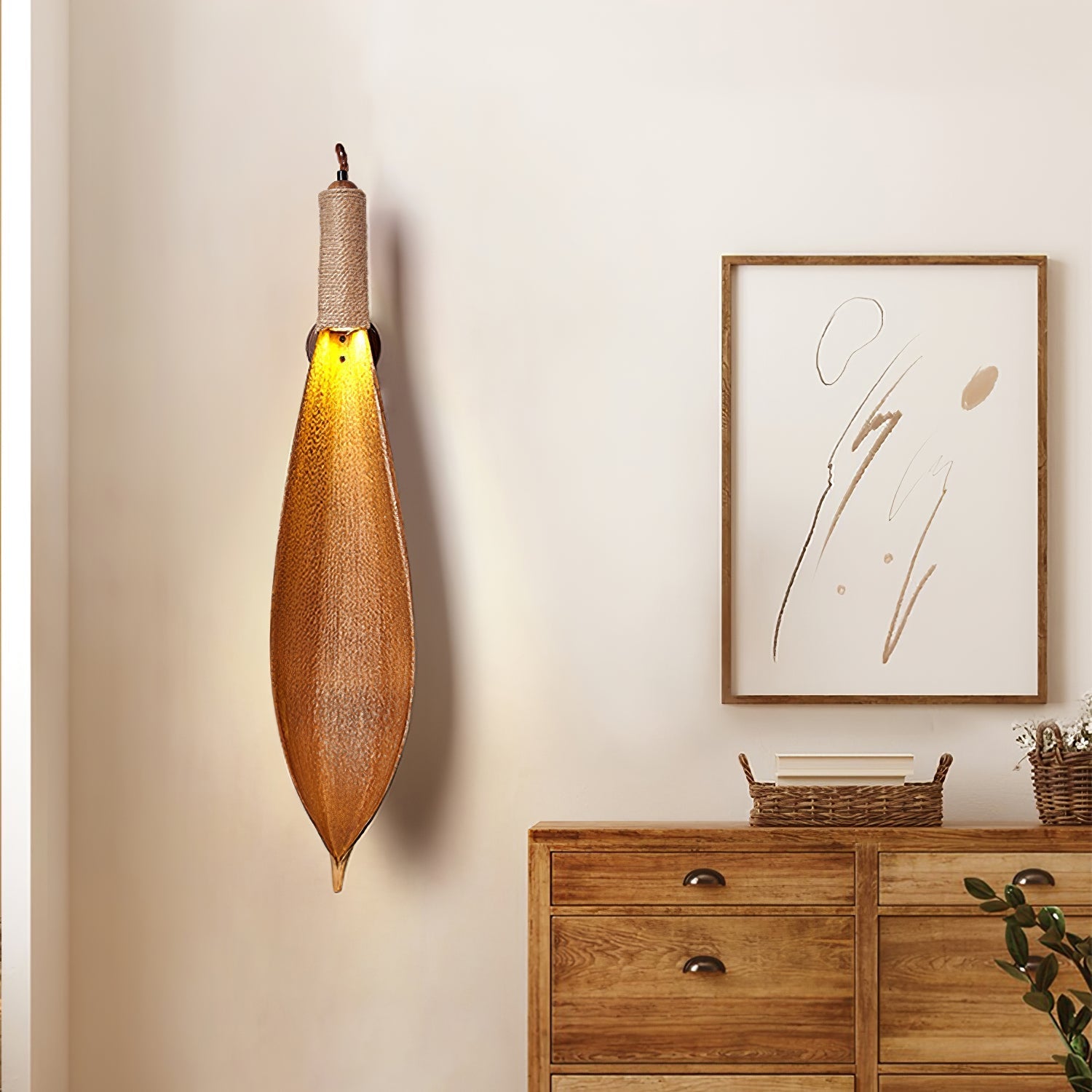 Cocos Leaf Wall Light