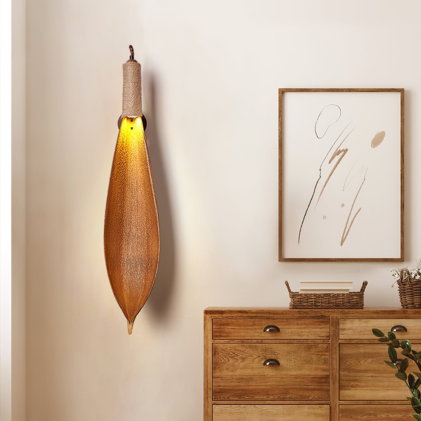 Cocos Leaf Wall Light