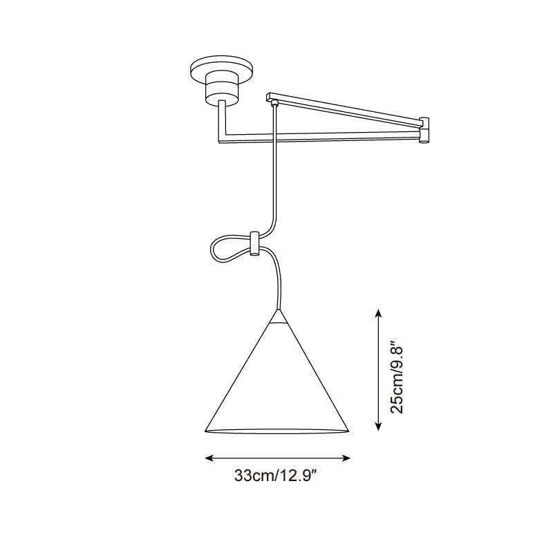 Conize Swing Arm Pendant Light