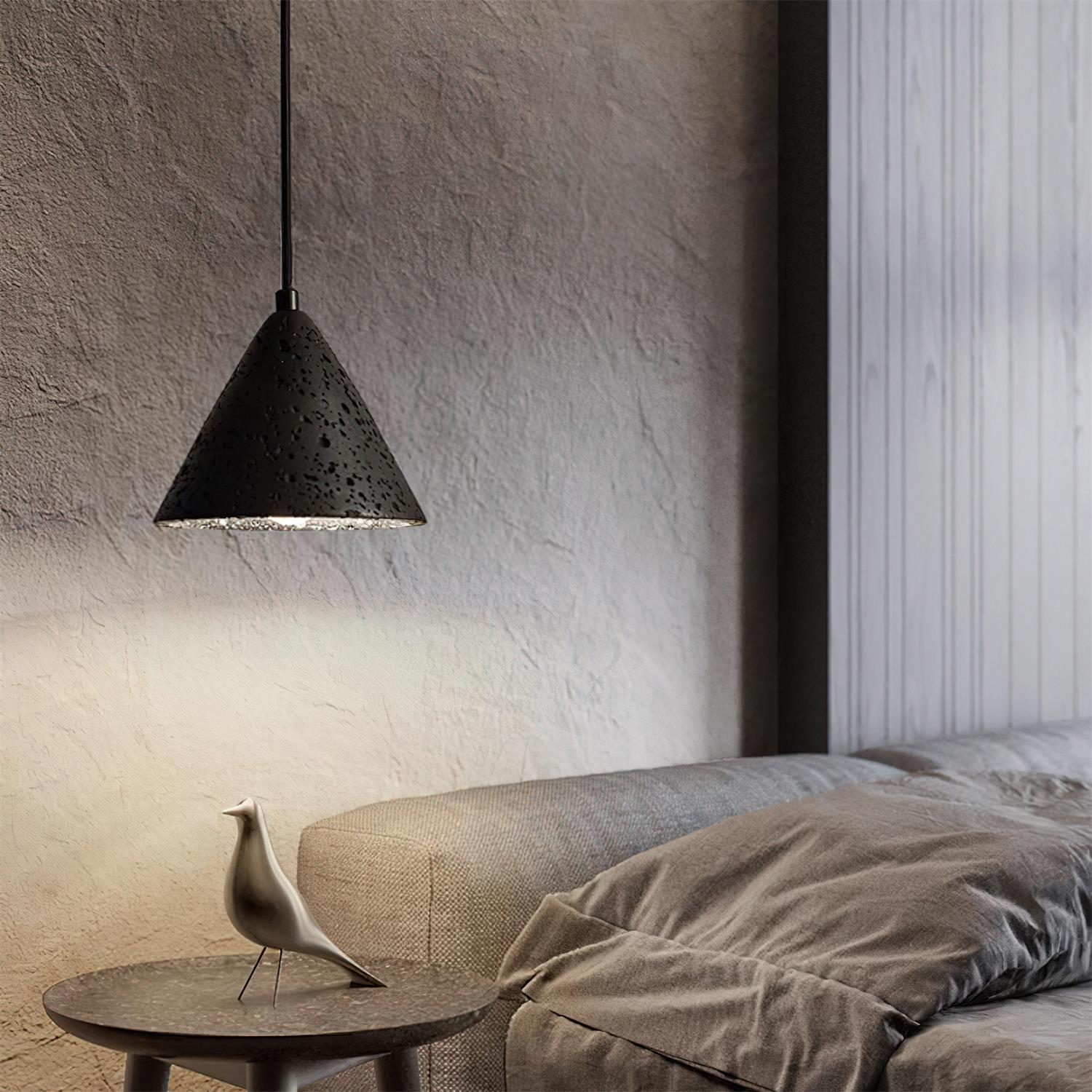 Crevezo Natural Stone Pendant Light