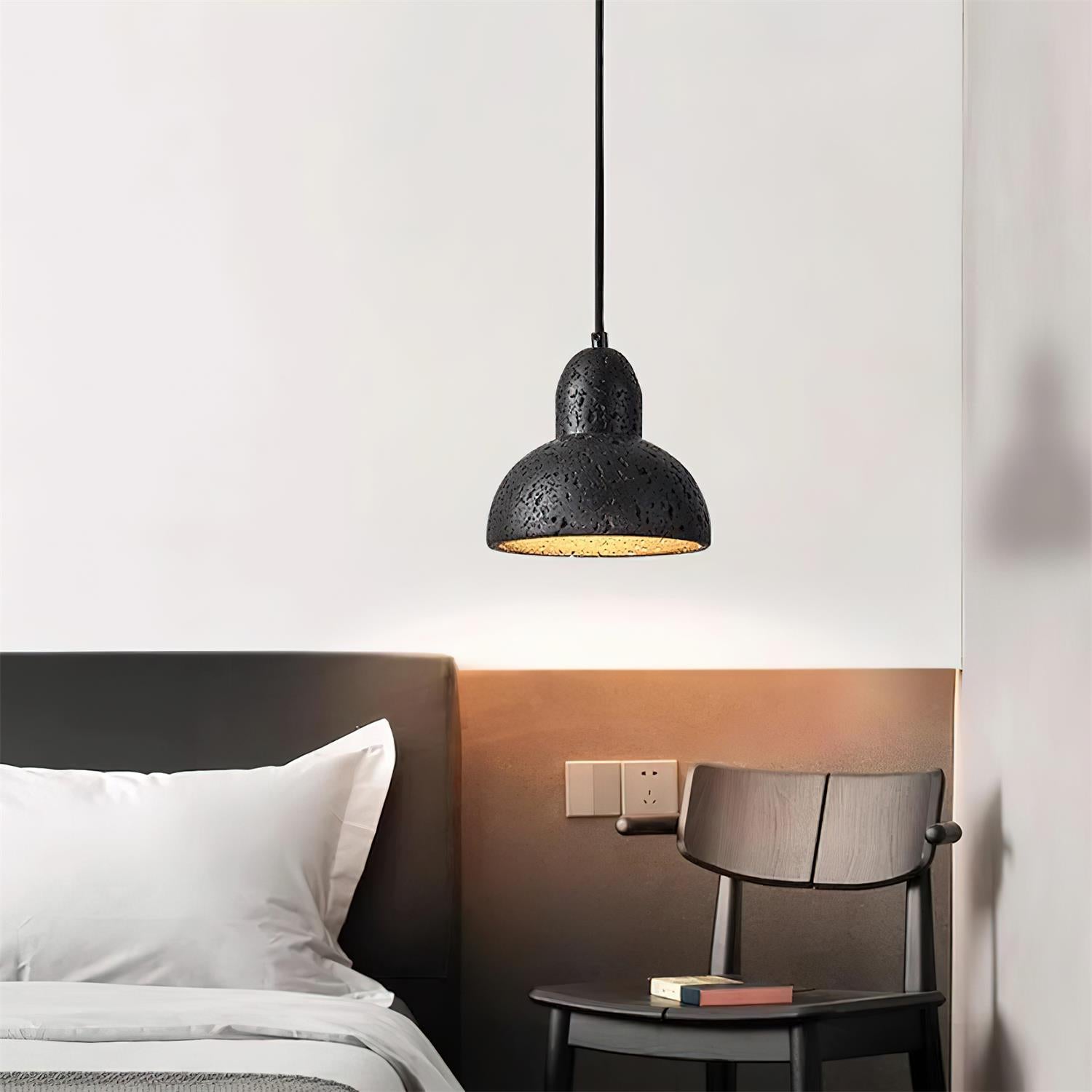 Crevezo Natural Stone Pendant Light