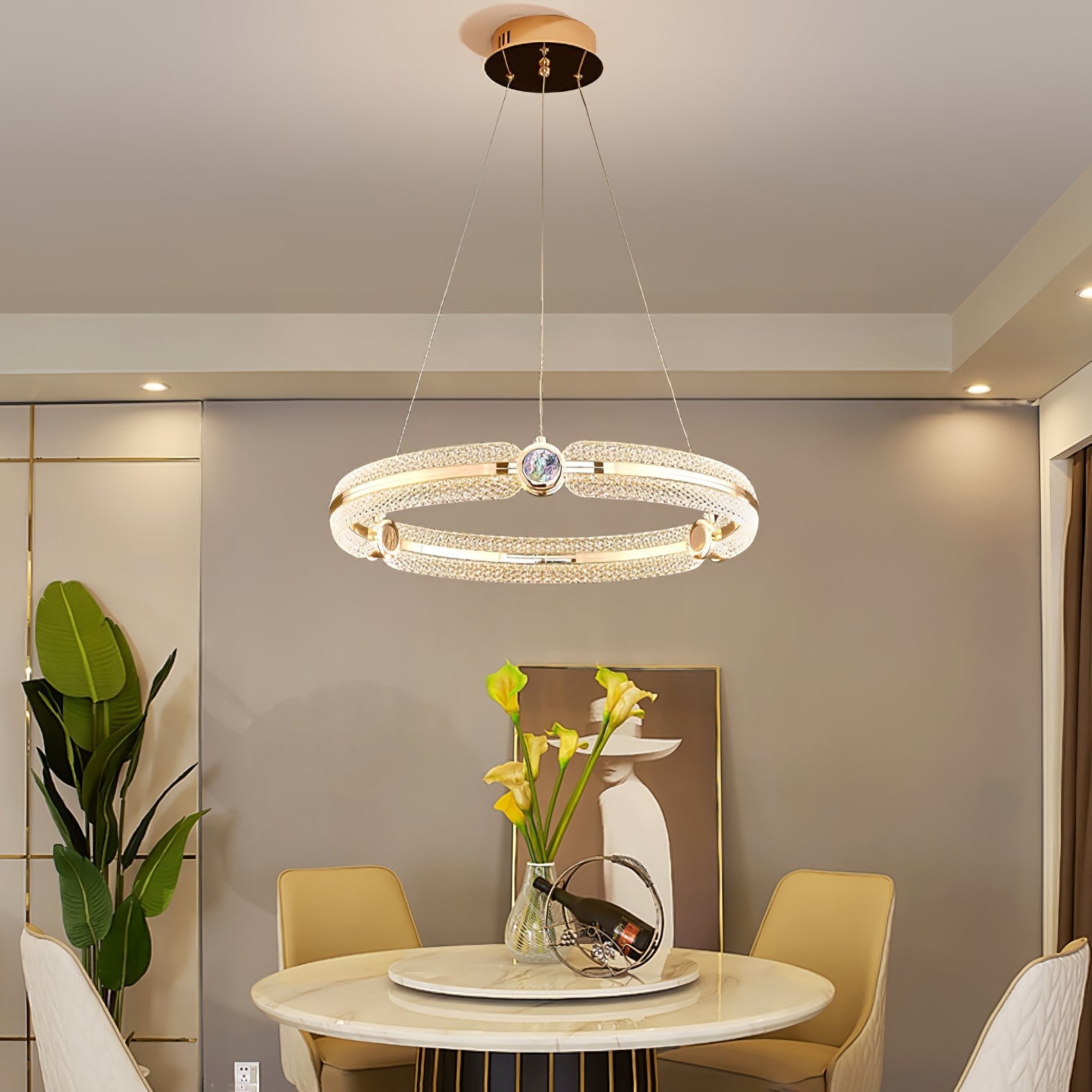 Alome Ring Design Pendant Light