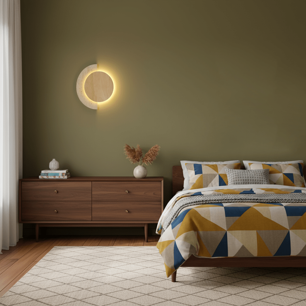 Hesco Travertine Wall Light