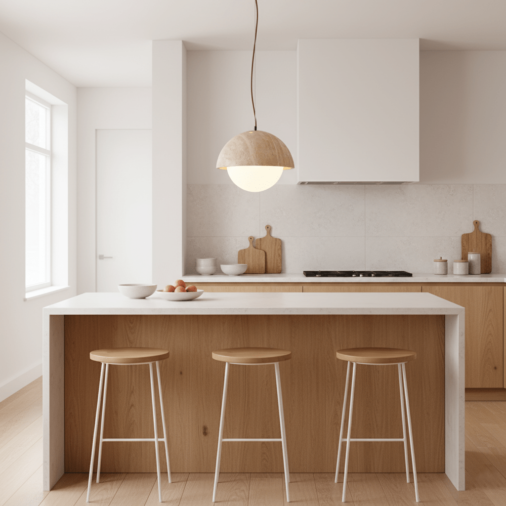 Meresci Natural Stone Pendant Light