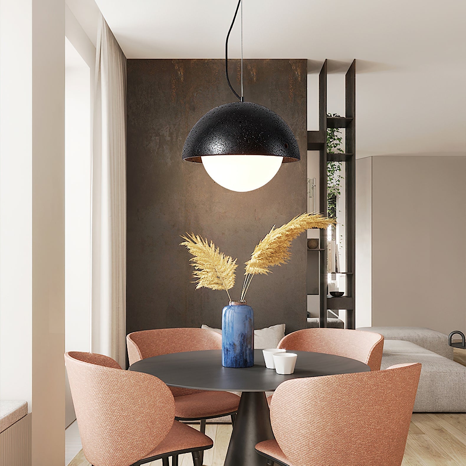 Meresci Natural Stone Pendant Light