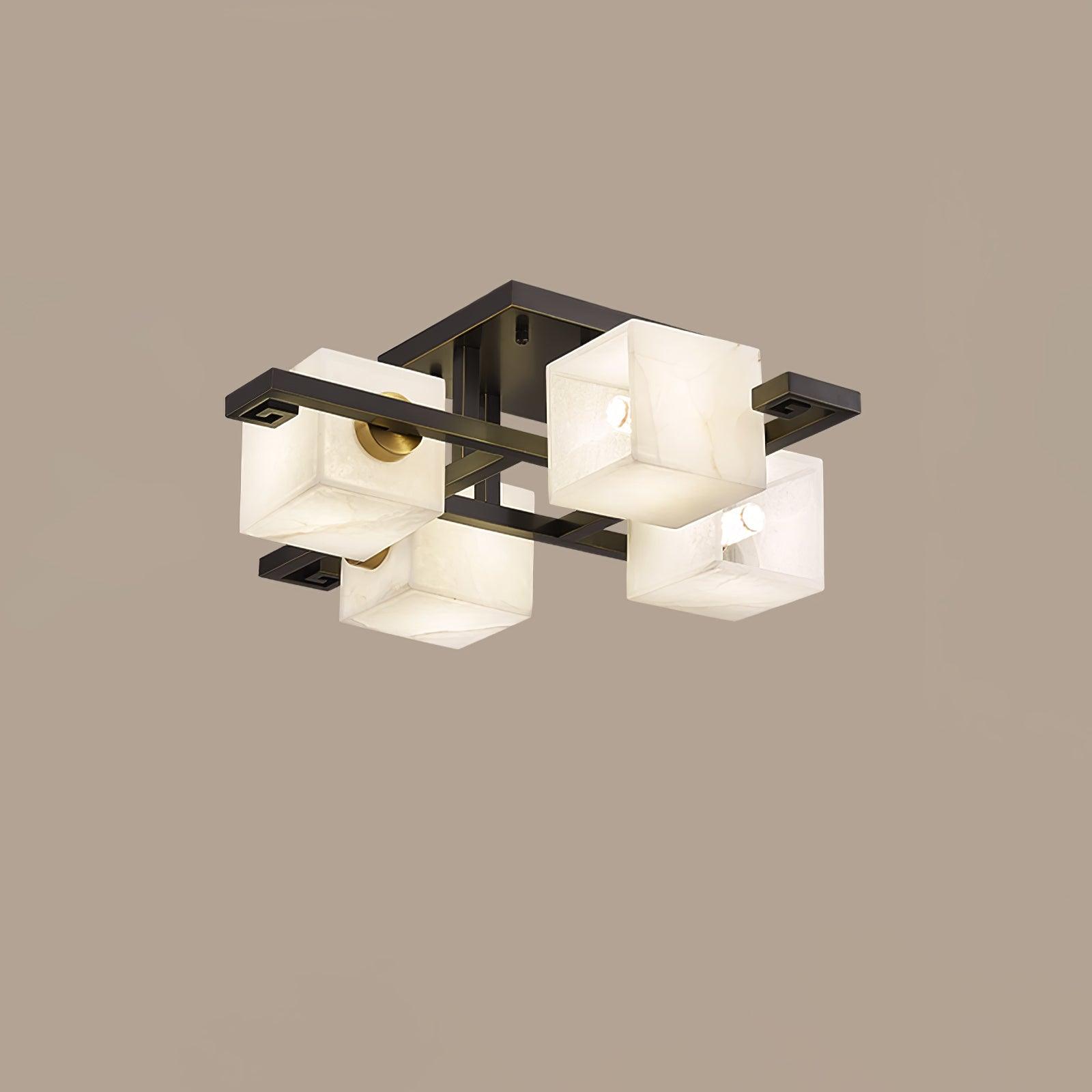 Cubilis Alabaster Ceiling Light