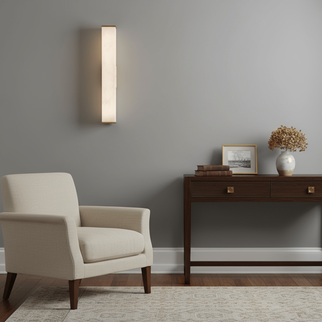 Caboze Alabaster Wall Light